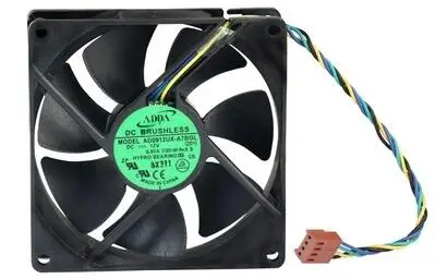 [VK] ADDA AD0912UX-A7BGL 9025 9 см 90 мм 4 pin 12 В 0.50A охлаждения видеокарта спутником PCI слот