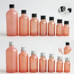 100 мл 50 мл 30 мл 10 мл Краски розовый Стекло эфирные масла бутылки с черный, серебристый цвет алюминиевые крышки 12 шт