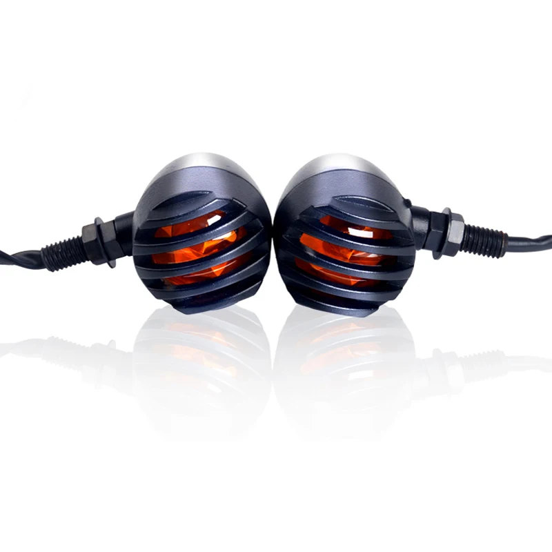 

2PCS Black Bullet Metal Motorcycle Lamp Turn Signals Indicators for HONDA SHADOW REBEL VTX 1300
