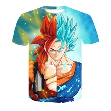 Red Spy 2018 Summer Hot Men’s T-shirt 3D Printing Dragon Ball Z Ninja Cartoon Tops Street Fashion Brand Casual T-shirt AE097
