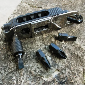 

Good Use EDC Multi-tool Outdoor Tools LED Screwdriver Wrench Opener Key Chain