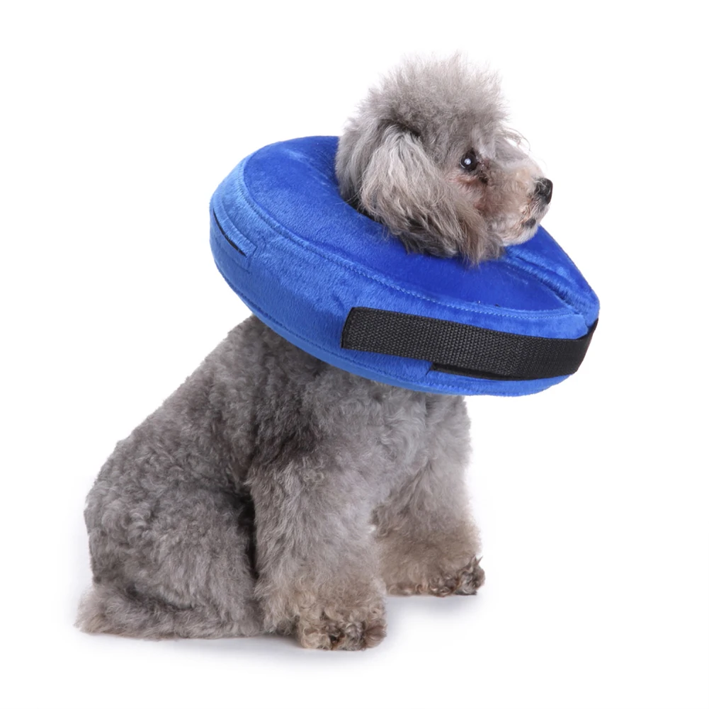 Inflatable Pet Cat Dog Recovery Wound Healing Neck Protective Anti bite