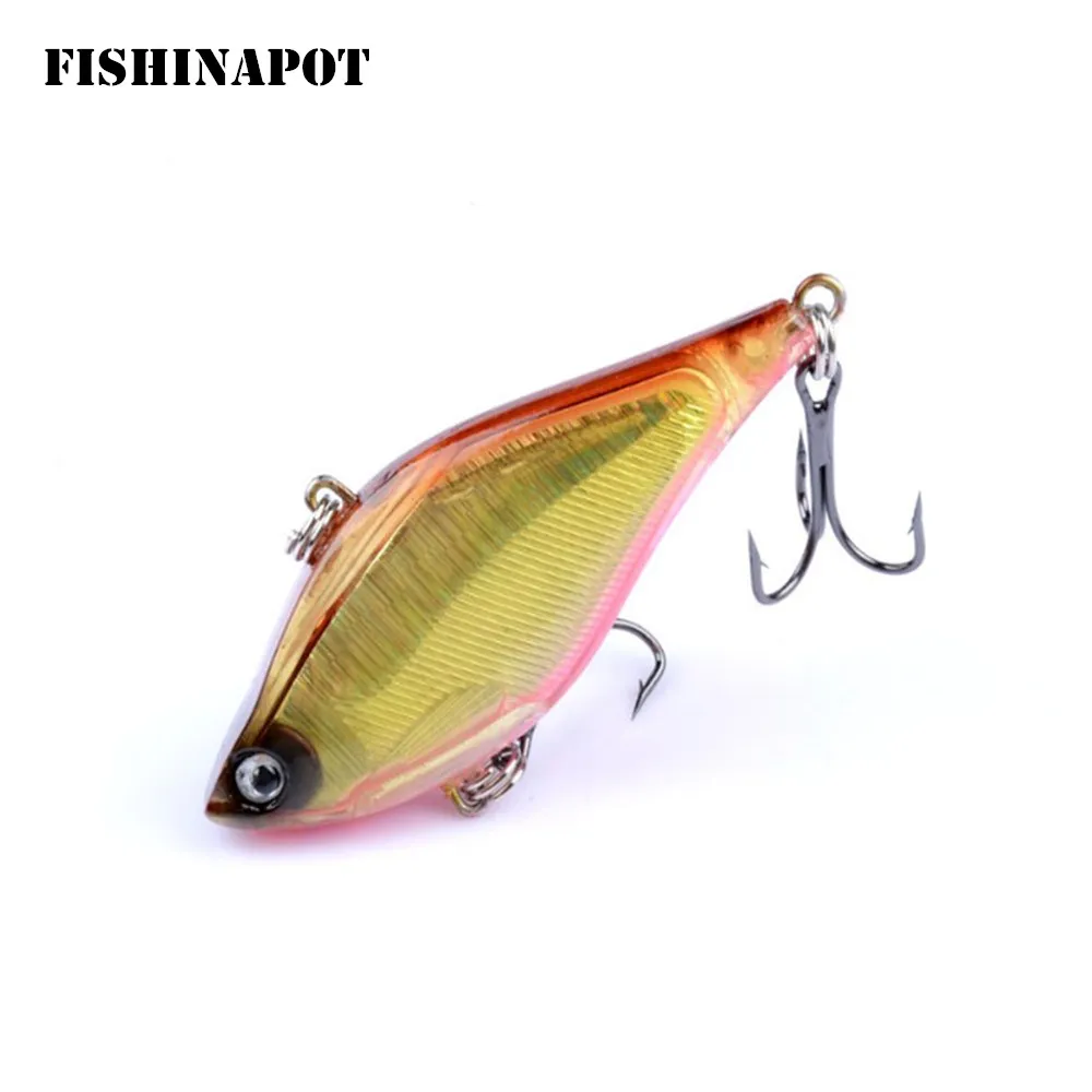 

1PCS Fishing Lure Sinking Laser VIB Lure 13.5g 6cm Vibration 6# Hooks Hard Baits Crankbaits Wobbler Bass Fresh Water Fishing