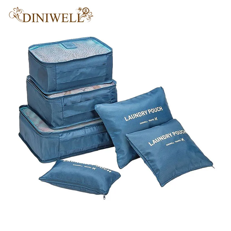 DINIWELL 6 шт. Набор сумок для хранения дорожные сумки домашнего гардероба