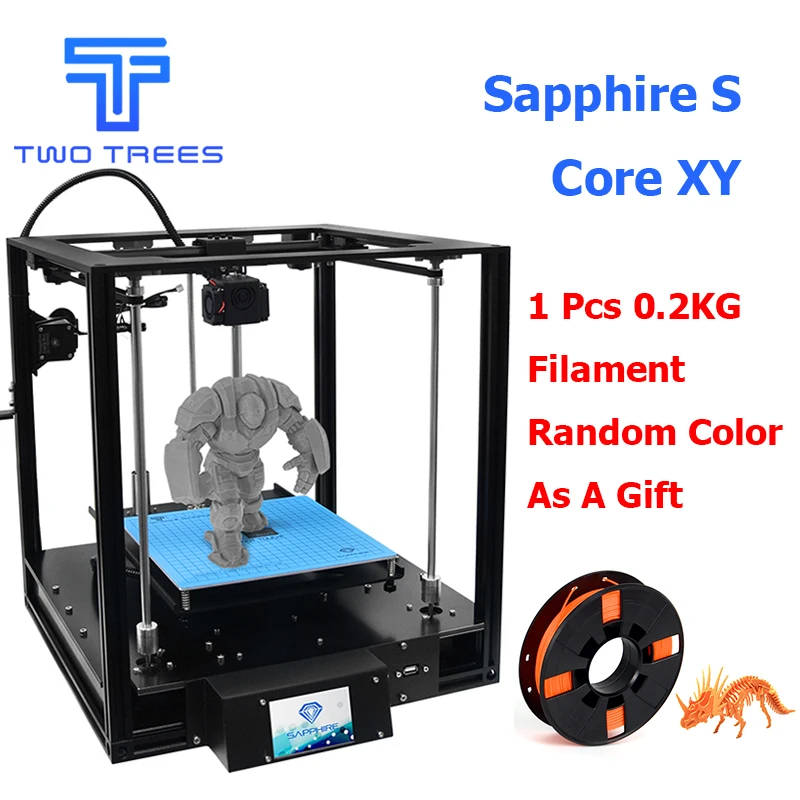 

High Precision Sapphire S/S1/S2/S3 Aluminium Profile Frame 3D Printer DIY Kit with Area CoreXY System Big Area 200*200mm Core XY