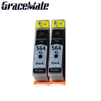 

2pcs for 564 XL Black Ink cartridge replacement for HP 564 for Photosmart 5510 5515 5520 Printers