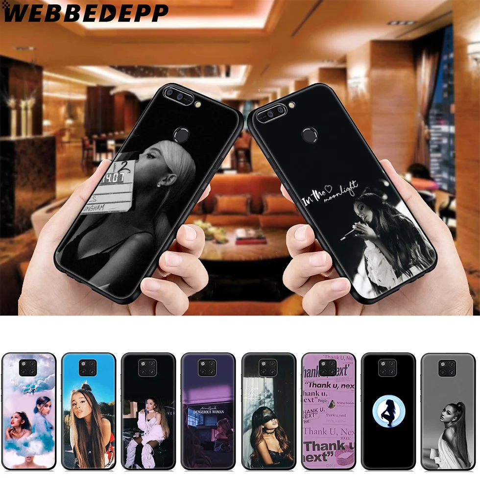 WEBBEDEPP Ariana Grande сексуальный мягкий чехол для Huawei Mate Honor 20 6A 7A 7C 7X 8 9 9X 10 View Lite Pro 30 |
