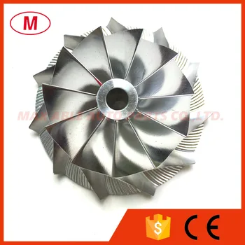 

CT26 20T 45.82/64.89mm 11+0 blades Forward High Performance Turbo Billet Compressor wheel/Aluminum 2618/ Milling wheel