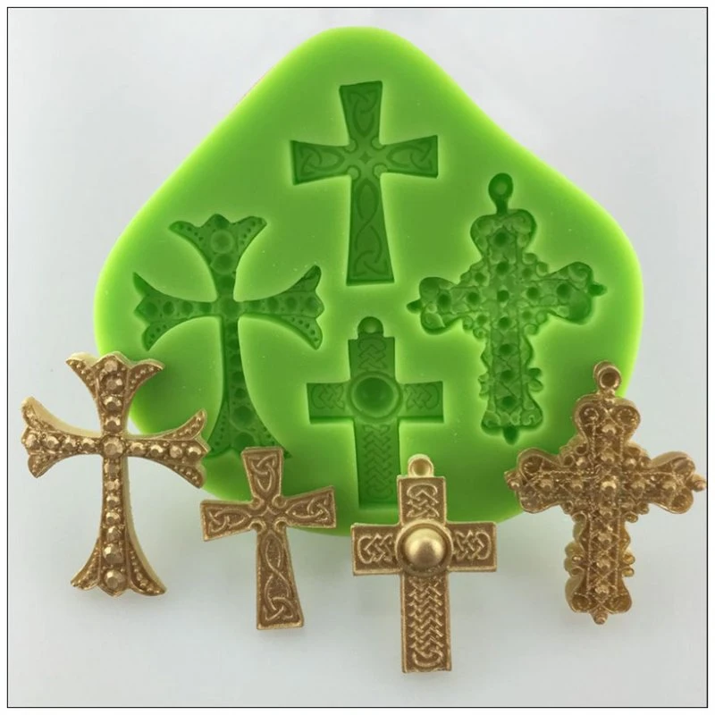Cross Shape Silicone Fondant Mould Cake Decorating Chocolate Mold Sugarcr Cross Shape Silicone Fondant Mould Cake Decorating Chocolate Mold Sugarcr