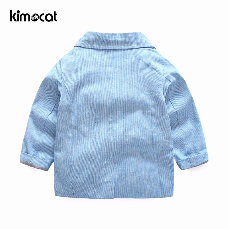 Kimocat بيبي بوي الملابس مجموعات الربيع الخريف الأطفال ملابس للأولاد أزياء الصبي ملابس تناسب طفل رضيع الزي الرسمي
