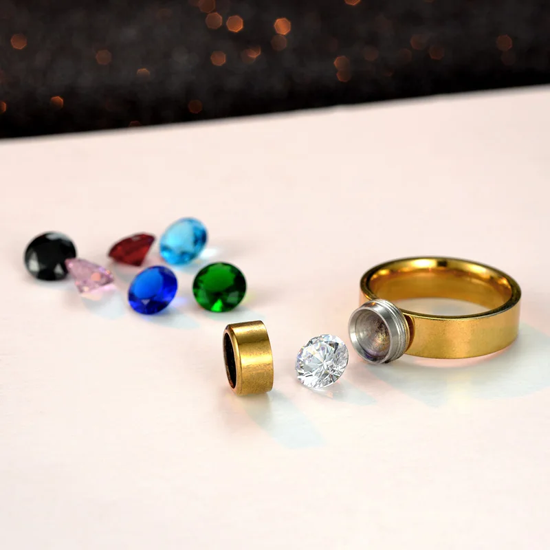 7 цветов/набор кольца поделки для женщин винтовой переключатель камень горячие кольца мировая премьера Ограниченная серия дизайнерское очаровательное кольцо RI0140