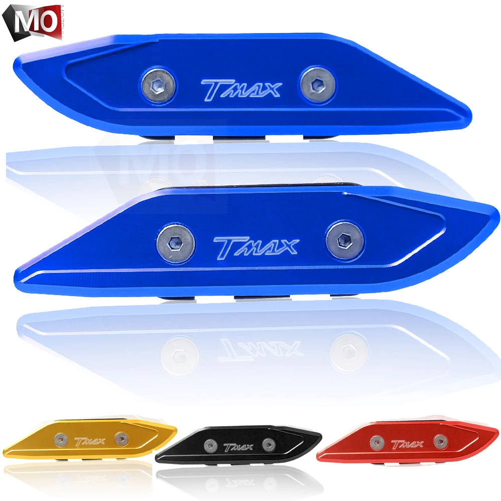 

For YAMAHA T-MAX T MAX TMAX 530 2012-2017 Aluminum Motorcycle Windshield Rear View Side Mirrors Bracket Hole Cap Clamp Cover