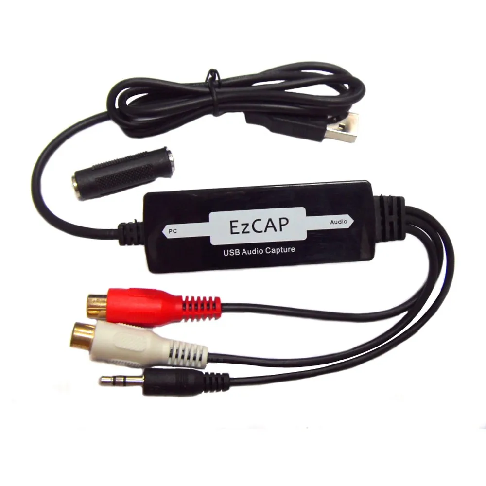 melhor Original Genuine Ezcap Cassete Vinil Para CD USB Audio Capture MP3 WMA WAV OGG Converter Gravador de Edição De Áudio para MP3 Formato PARA PC
