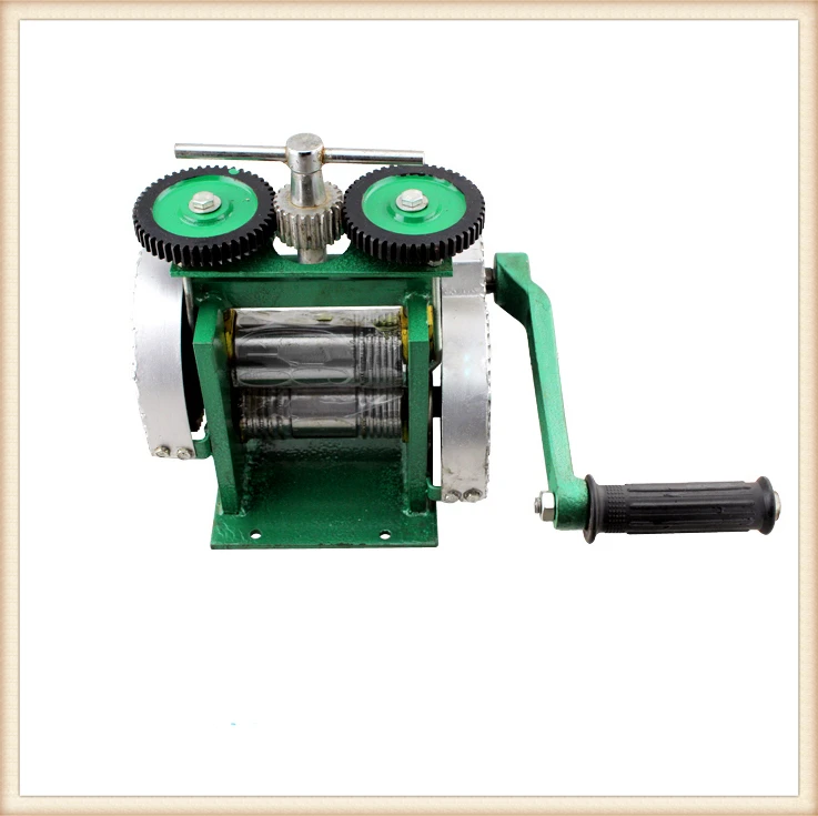 mini Hand Operated Jewellers Roller Mill, gold rolling mill, mini