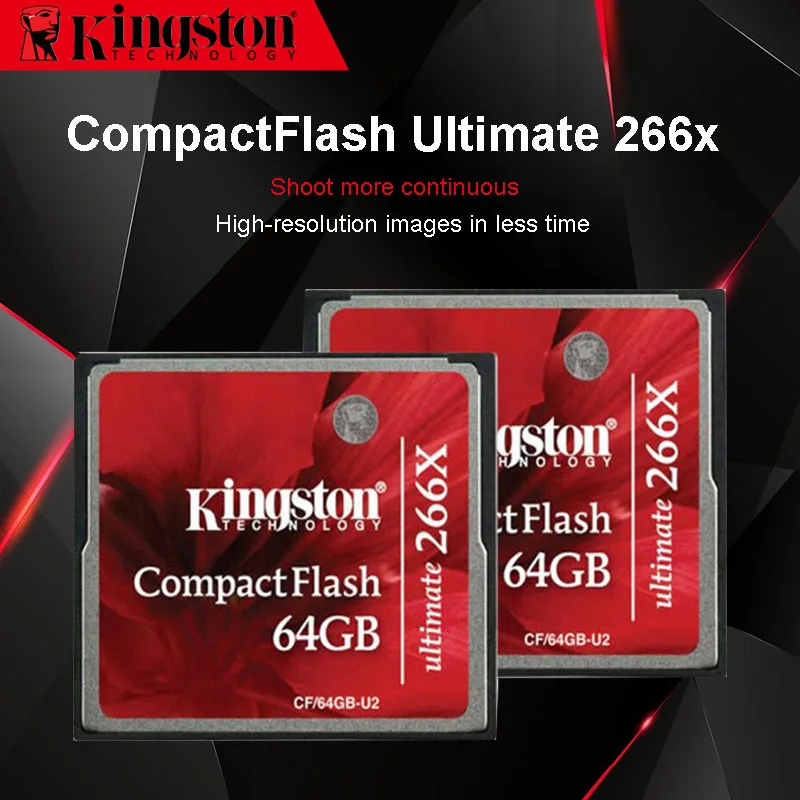 Оригинальный Kingston Compact Flash Ultimate 266X карты высокоскоростной 16 г 32 ГБ 64 CF карта Камера