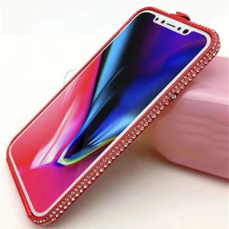 Блестящий чехол Etui для Apple iPhone 7 8 Plus Аксессуары мобильных телефонов роскошный capinha