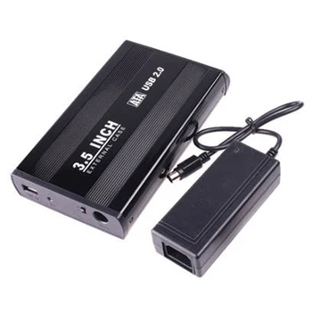 

3.5" 3.5-inches USB HDD SATA Hard Disk Drive Enclosure Cartridge Case