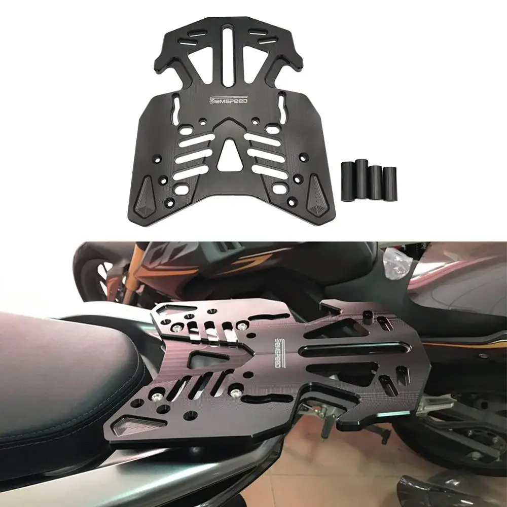 

SEMSPEED для Honda PCX125 PCX150 PCX 150 125 2015-2019 2020 CNC задний багажный кронштейн доска задний багажник верхняя Коробка Чехол Держатель Кронштейн