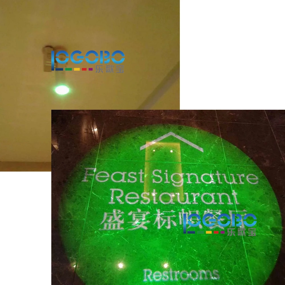 Китайский оптовик портативный мобильный рекламная уличная вывеска Gobo световые прожекторы 20 Вт Водонепроницаемая светодиодная лампа, 2 шт./партия