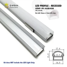 10 шт. 1 метр u-образный алюминиевый профиль для светодиодной ленты lignt led bar light 10 мм-12 мм