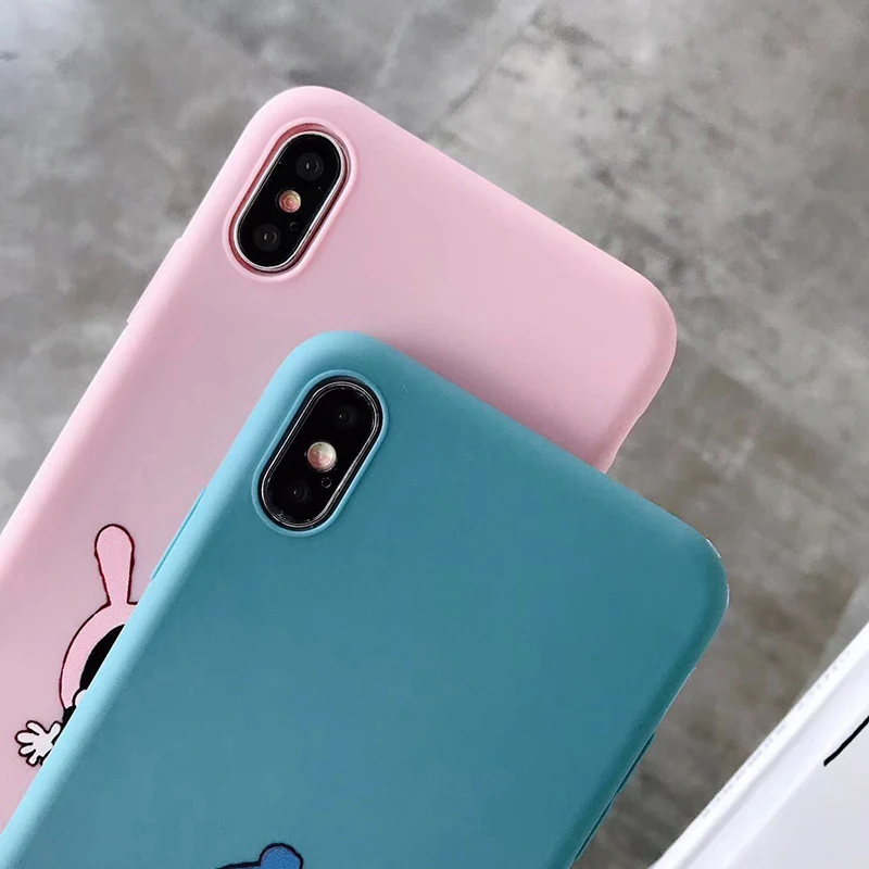 Милый чехол для телефона с рисунком из мультфильма "Charlie коричневый Lucy" для iphone 11 Pro Xs MAX XR X 6 6s 7 8 plus, мягкий чехол-накладка из ТПУ