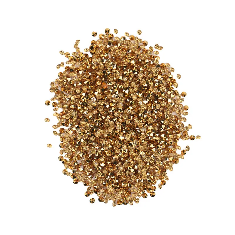 

1000pcs 3mm New DIY Diamond Nail Phone Case Table Confetti Gold Crystal Events Party Accessories