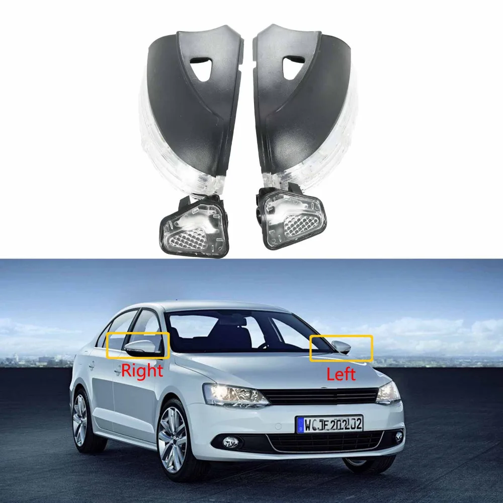 Для VW Jetta 6 MK6 2011 2012 2013, новое зеркало заднего вида, светодиодный индикатор поворота, светильник с отверстиями, светильник