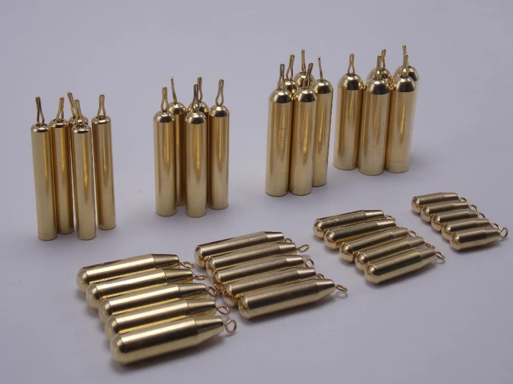 CATCHSIF 41 шт. латунный карандаш Drop Shot Finesse weedless Bass Fishing Weights