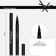 Жидкая подводка для глаз Карандаш Водонепроницаемый быстрая/быстросохнущая долговечная Черная Подводка для глаз Ручка Макияж feiyisuoshi Красота Макияж