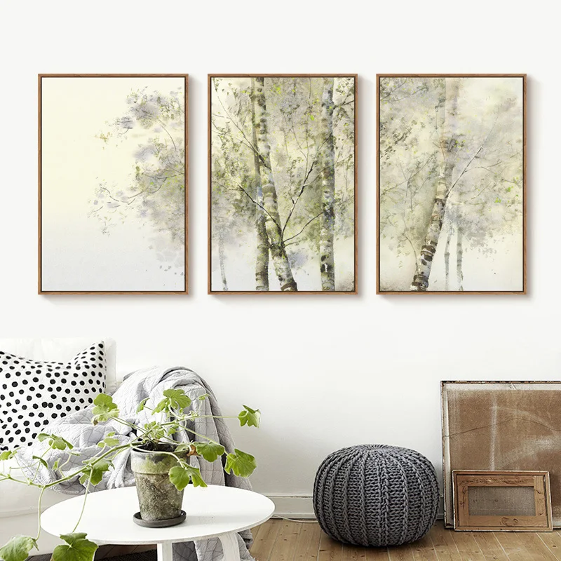 ART-ZONE-Tree-Painting-Chinese-Classic-Canvas-Painting-For-Living-Room-Wall-Poster-Decoration-Art-HD