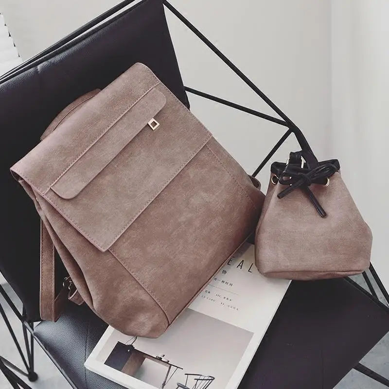 

The Korean version of 2019 new color backpack Jogakuin wind with leisure all-match travel bag