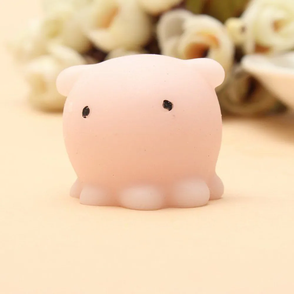 

Anti-stress Squishy Toys Mini Soft TPR Hand Squeeze Squishy Animals Octopus Kawaii Rubber Squish Antistress Toy Christmas Gift
