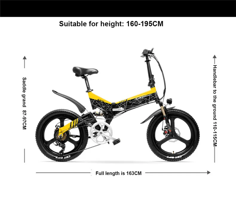 20inch folding electric mountain bicycle 48V400W high speed motor e-bike range 70-100km lightweight Hybrid EMTB electric bike HTB1PKzgao rK1Rjy0Fcq6zEvVXar - 20inch folding electric mountain bicycle 48V400W high speed motor e-bike range 70-100km lightweight Hybrid EMTB electric bike