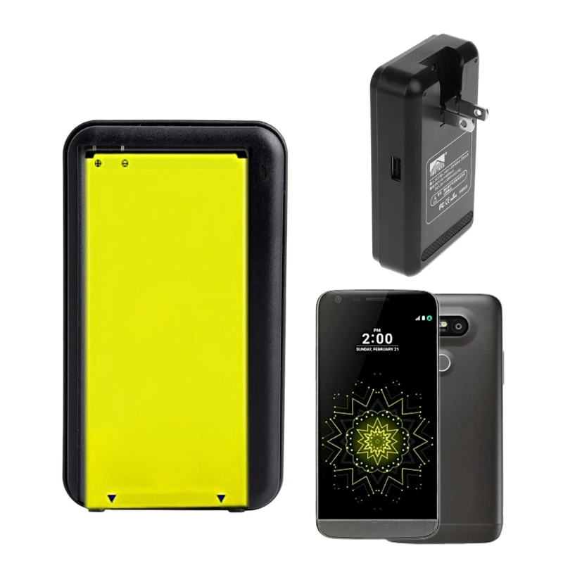 

Intelligent External USB Battery Wall Travel Charger Adapter US Plug For LG G5