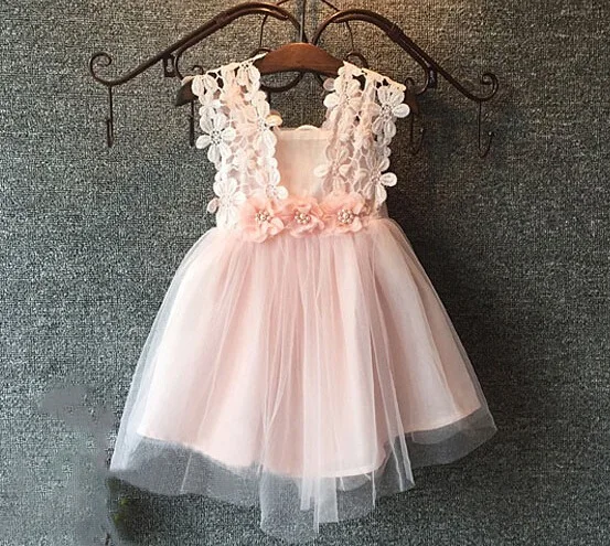 Spring Sweet Toddler Baby Girls Pink Blue White Style Dress Casual Fashion Dresses Easter Spring Sweet Toddler Baby Girls Pink Blue White Style Dress Casual Fashion Dresses Easter