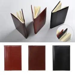Ноутбук небольшого размера Портативный журнал дневник из искусственной кожи крышка блокноты F21 19 челнока