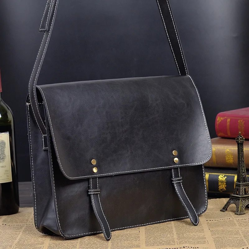 Crazy Horse кожаный мужской портфель винтажные сумки на плечо классическая сумка для ноутбука от дизайнера бизнес сумки через плечо дорожные сумки