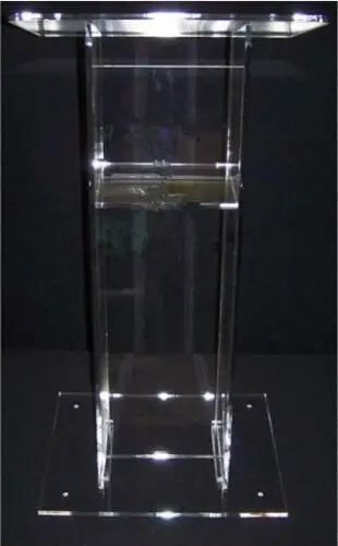

Free Shipping modern Customized Acrylic desktop lectern acrylic church pulpit church lectern stand