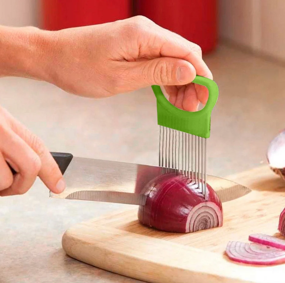 

2019 New Shrendders & Slicers Tomato Onion Vegetables Slicer Cutting Slicing Cutter Safe Fork