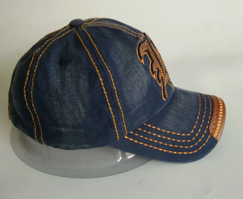 1 шт., новинка,, джинсовые бейсболки с вышитыми буквами, весенне-летние шапки для отдыха для женщин и мужчин, Snapback2006