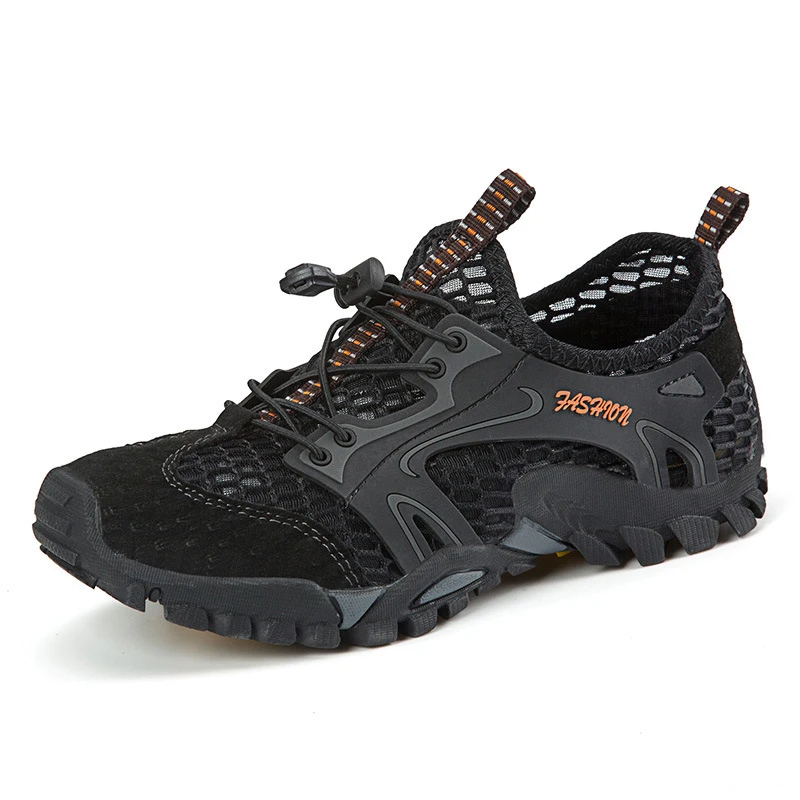 

Summer Hiking Shoes Mesh cloth Breathable Anti-skid Outdoor Travel Sport Shoes Quick-dry Sneakers Men Sandals