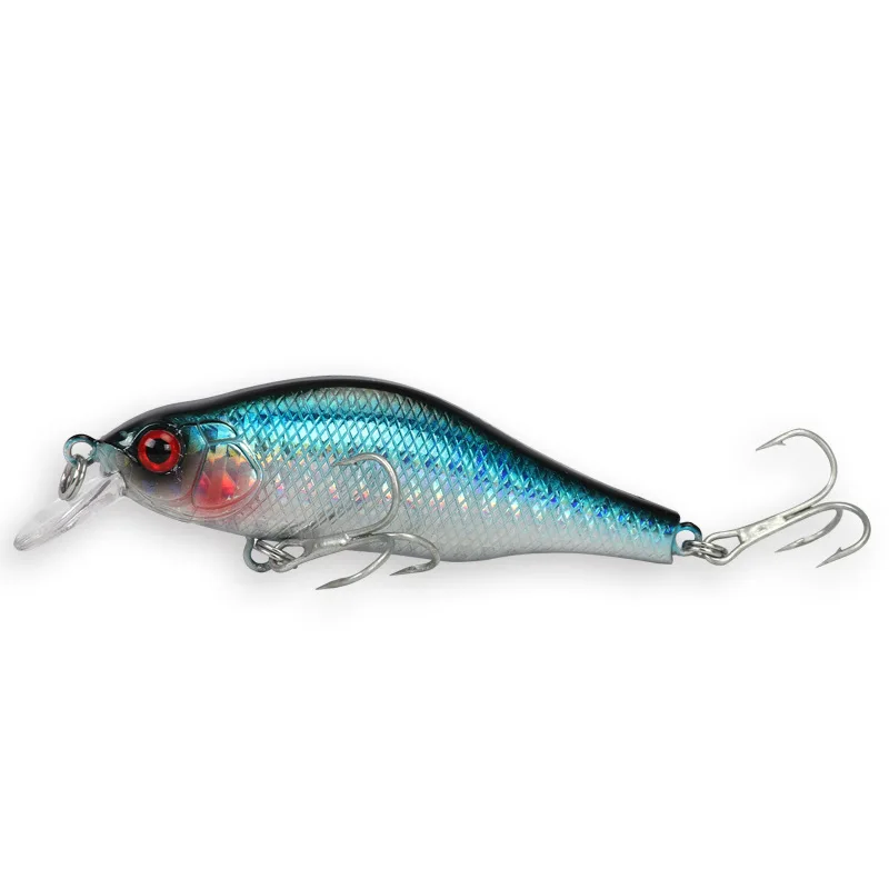 NEW Minnow fishing lures 70mm 8g crankbait hard swing swimbait lifelike fish bait high quality Long shot winter trolling lure