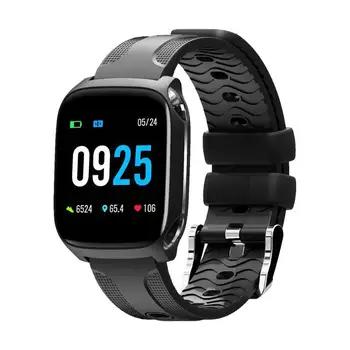 

Smart Watch TF9 Touc Color Screen fitness Tracker Pedometer Heart Rate Blood Pressure Sleep Monitor Sports Smart Bracelet Black