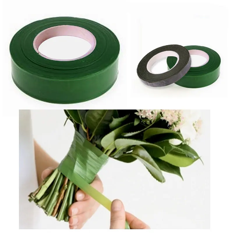Buttonholes Craft Florist Stem Green Color Tape Wire Floral Work