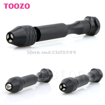 

0.3-3.2mm Mini Manual Aluminum Hand Drill Chuck Twsit Micro Drill Bit Tool New G08 Whosale&DropShip