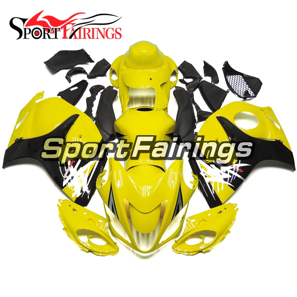 Желто-черные Обтекатели для Suzuki GSXR1300 Hayabusa 2008-2016 2009 2010 2011 набор тела пластиковые