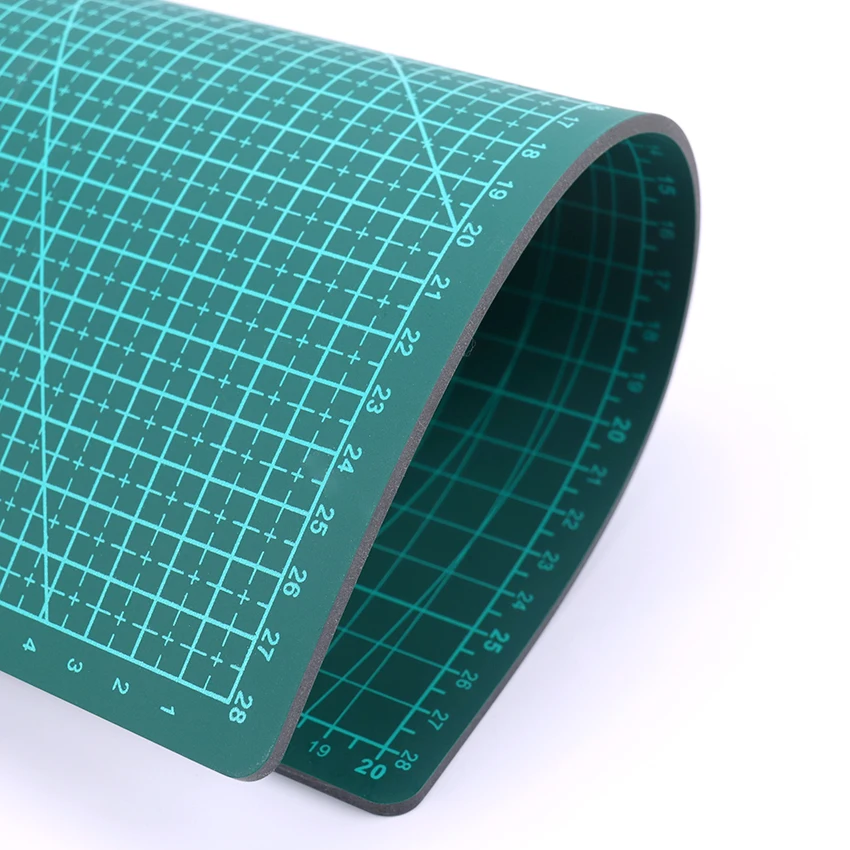 Коврик для резки A4 30*22*0,3 см ПВХ 3-х слойные долговечный режущий диск двусторонний Коврик для резки