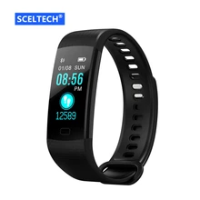 SCELTECH Pulsometer Fitness Smart Bracelet Y5 Smart Band Activity Tracker Pedometer Smart Watch Vibrating Alarm Clock