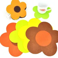 FG105 Красочные Солнечные лужайки термостабильность интересные подставки коврики чашки 20 шт(лот