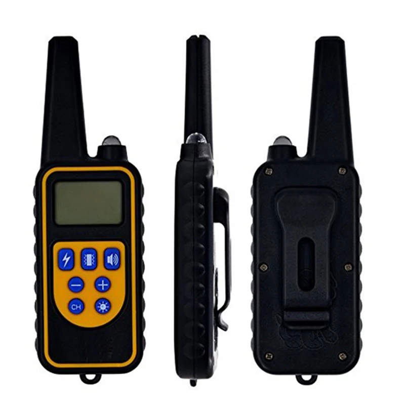 880 Electric Dog Training Collars Waterproof Rechargeable Dog Collar With 800m Remote Control Receiver Pet Training Collars10